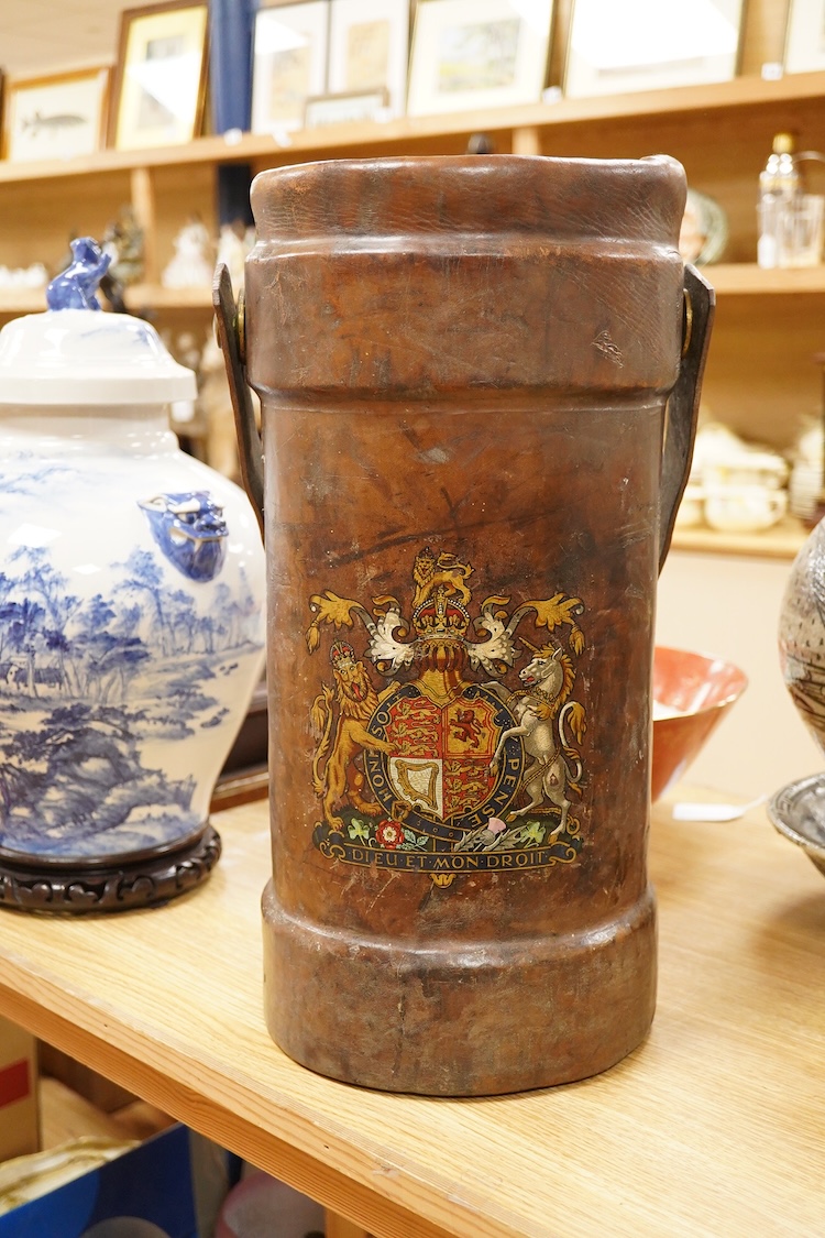 Five Venetian trays, three carved and painted wood examples, largest 57cm wide